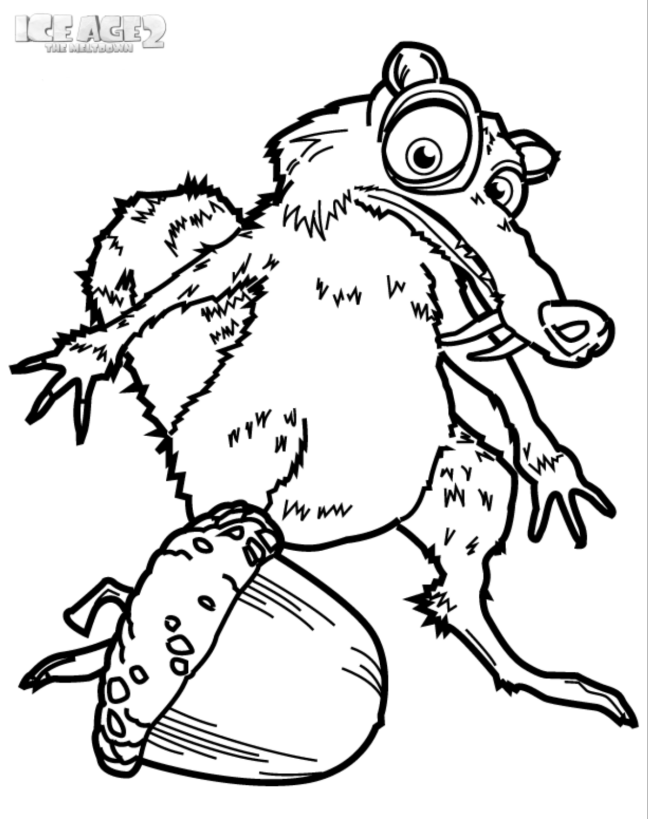 Kids-n-fun.com | 7 coloring pages of Ice Age